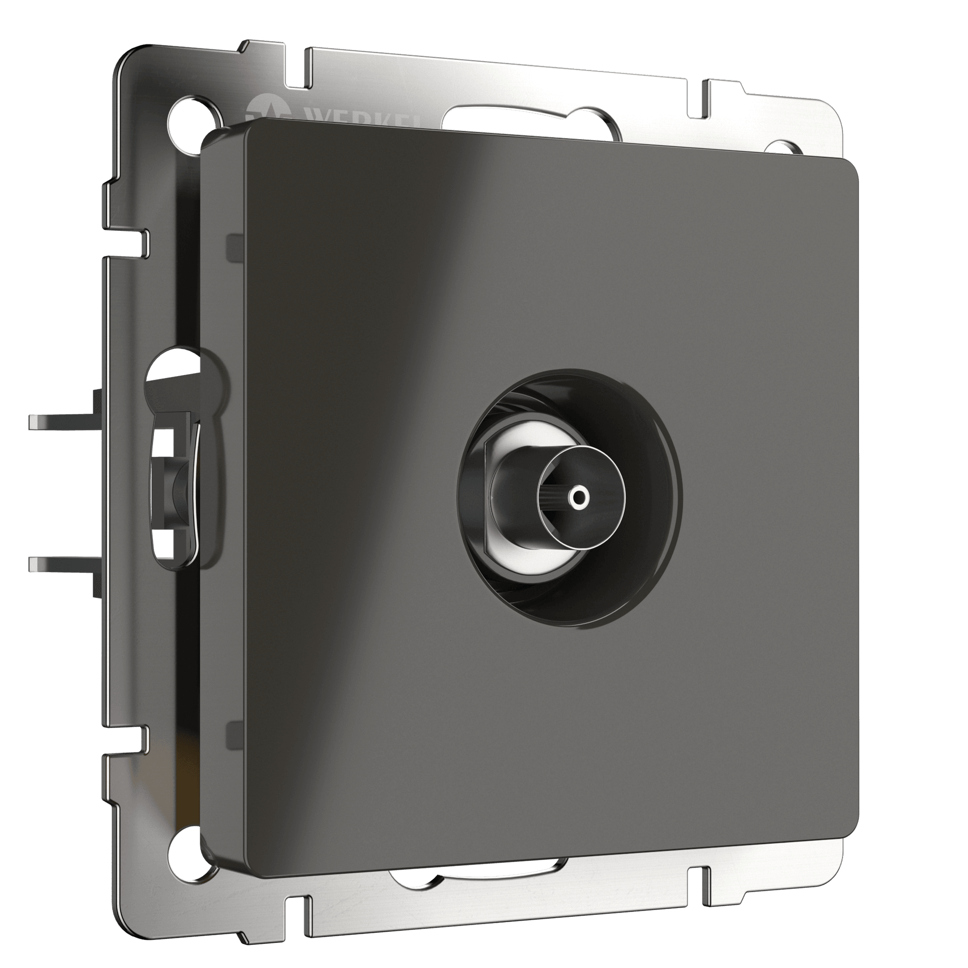 Werkel WL07-TV/ ТВ-розетка оконечная (серо-коричневый)