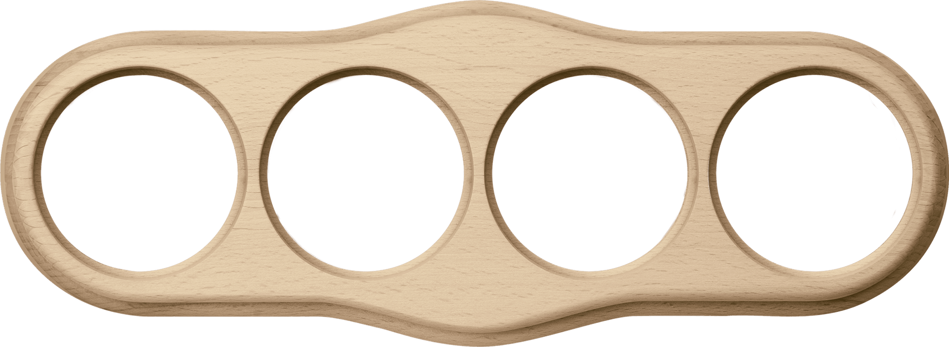 Werkel WL20-frame-04 / Рамка на 4 поста (светлый бук)