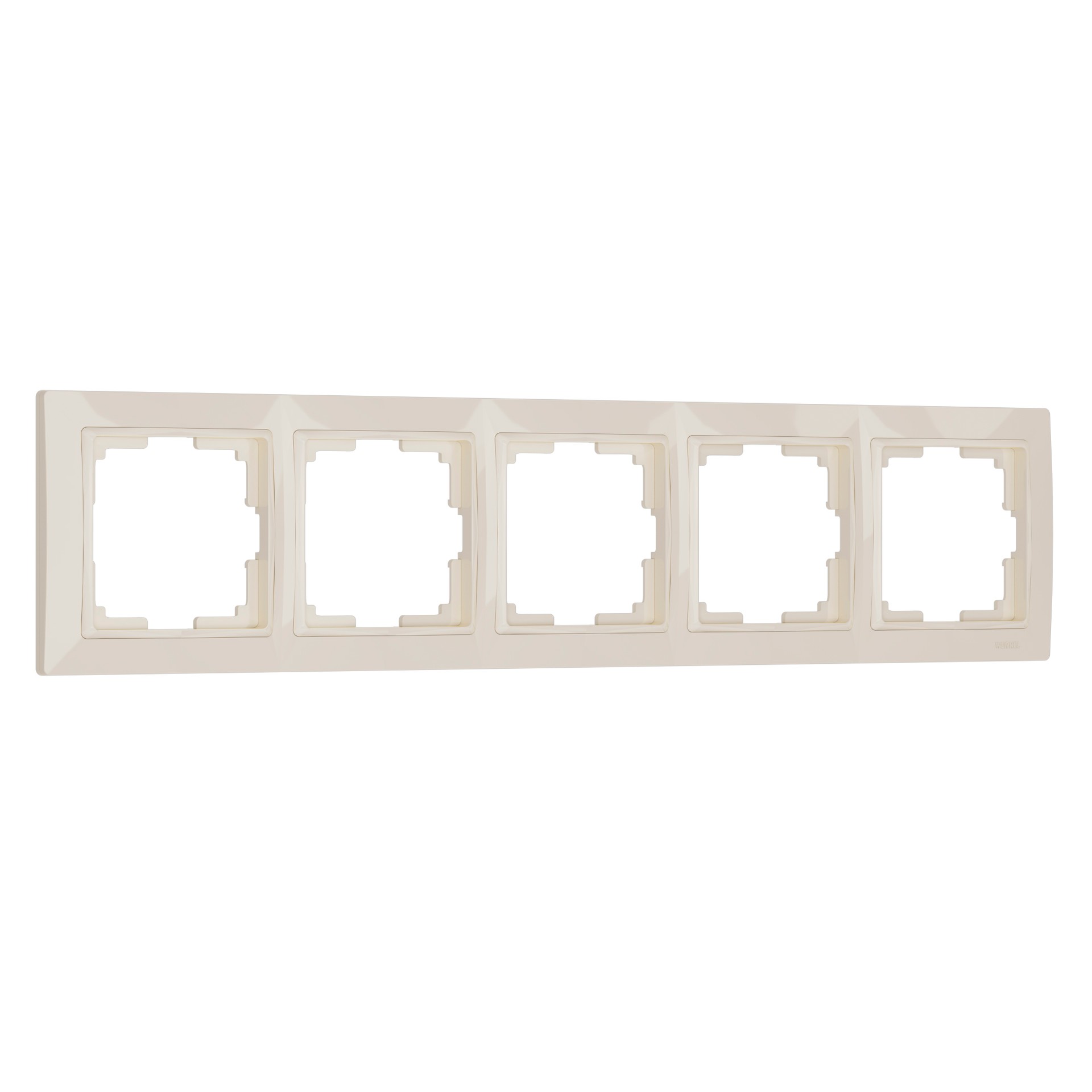 Рамка Werkel W0052003/ Рамка на 5 постов Snabb basic (слоновая кость)