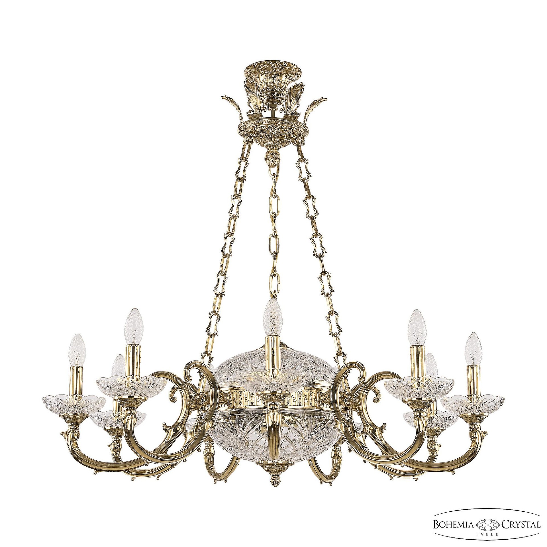 Подвесная люстра Bohemia Verona 72009P/9/250 G P PAL Y8