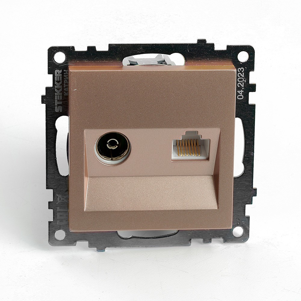 Розетка Stekker Катрин 49184