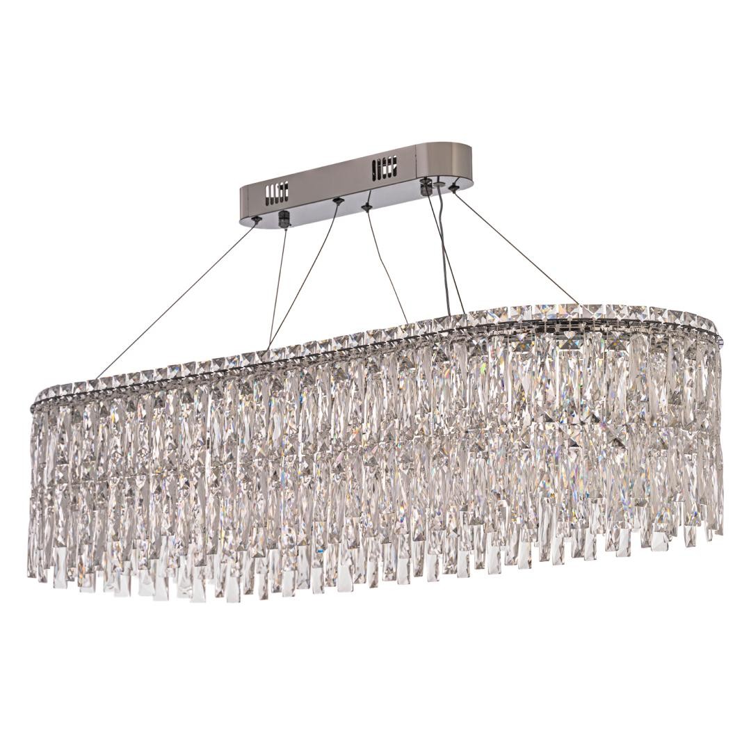 Подвесная люстра Arti Lampadari Ovindoli Nickel Ovindoli L 1.5.100x35.100 N