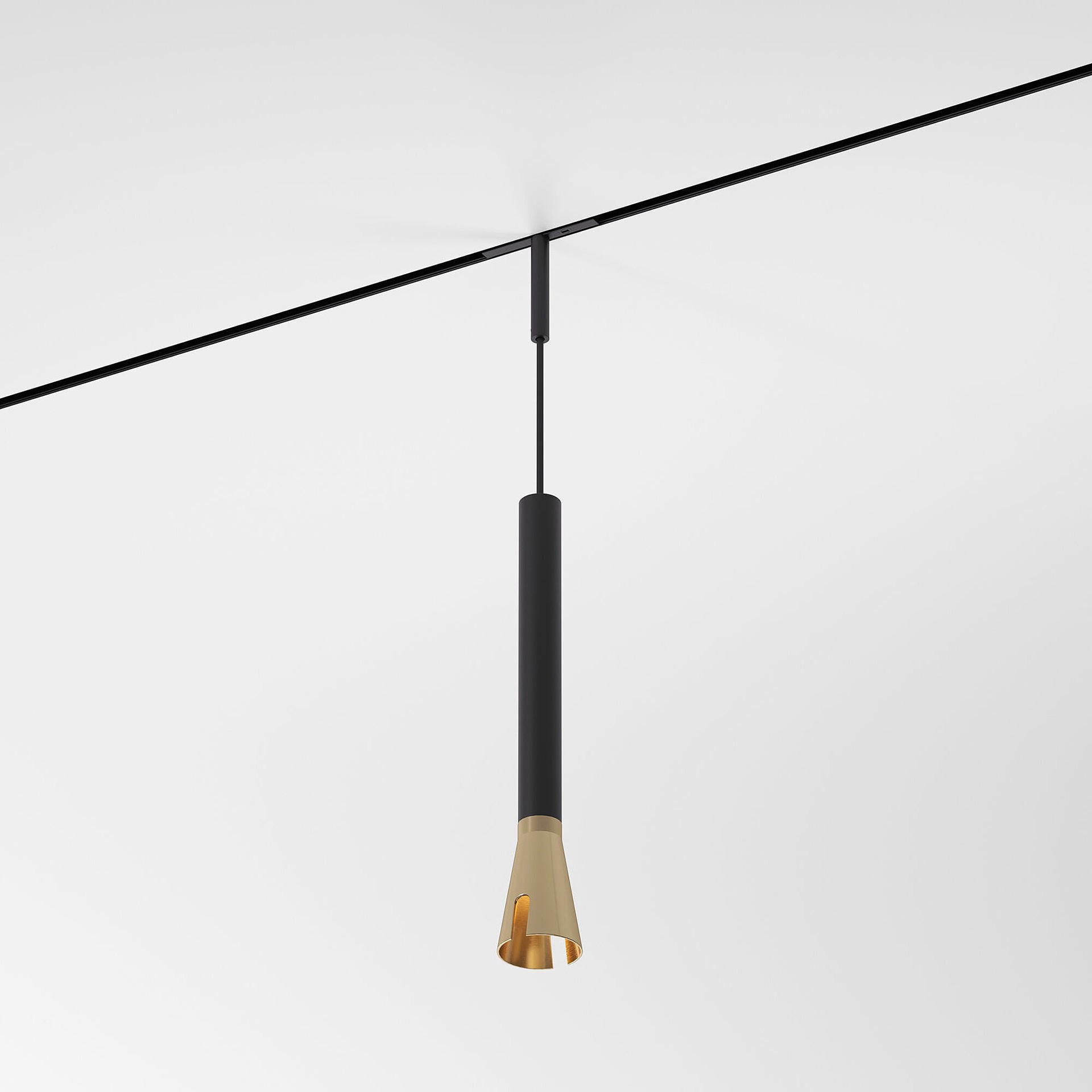 Трековый светильник Elektrostandard Mini Magnetic Mini Magnetic Трековый светильник 3W 3000K (черный/латунь) 85165/01