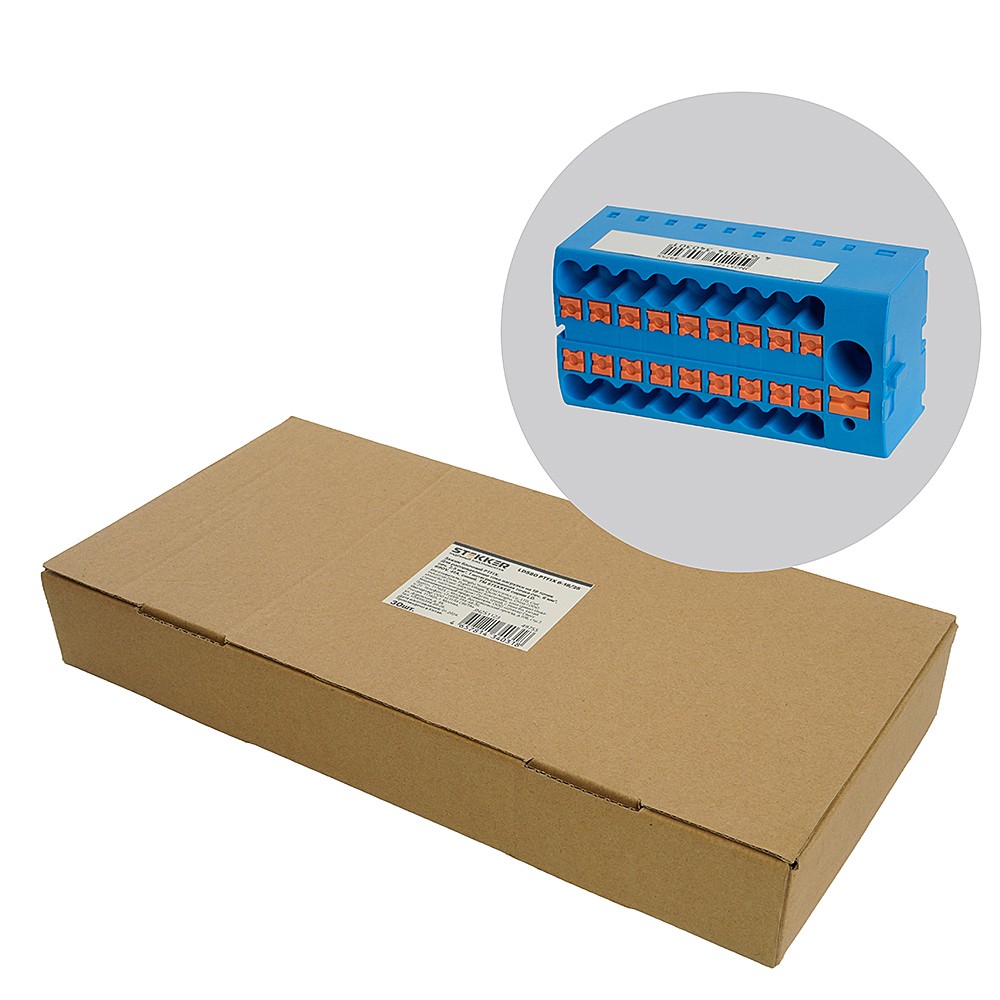 Зажим блочный Stekker LD580 PTFIX 6-18/25 49755