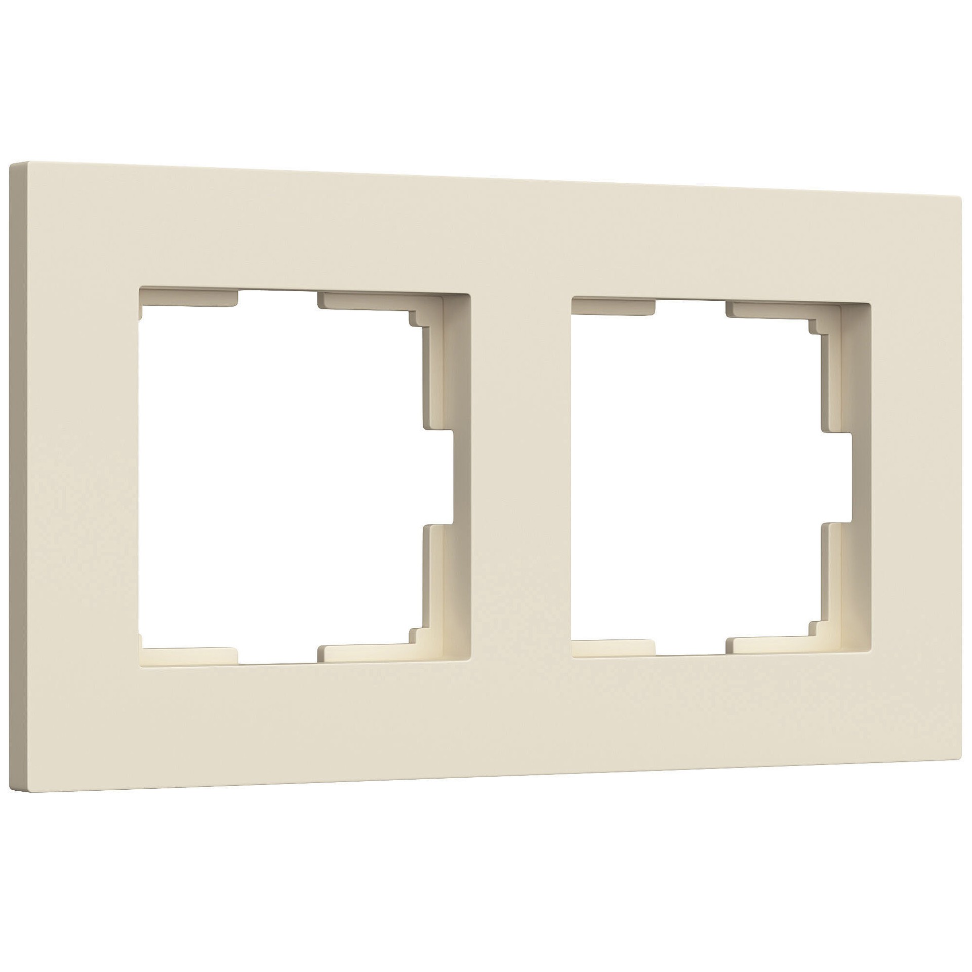 Рамка Werkel Slab айвори софт W0022962/ Рамка на 2 поста Slab (айвори софт)