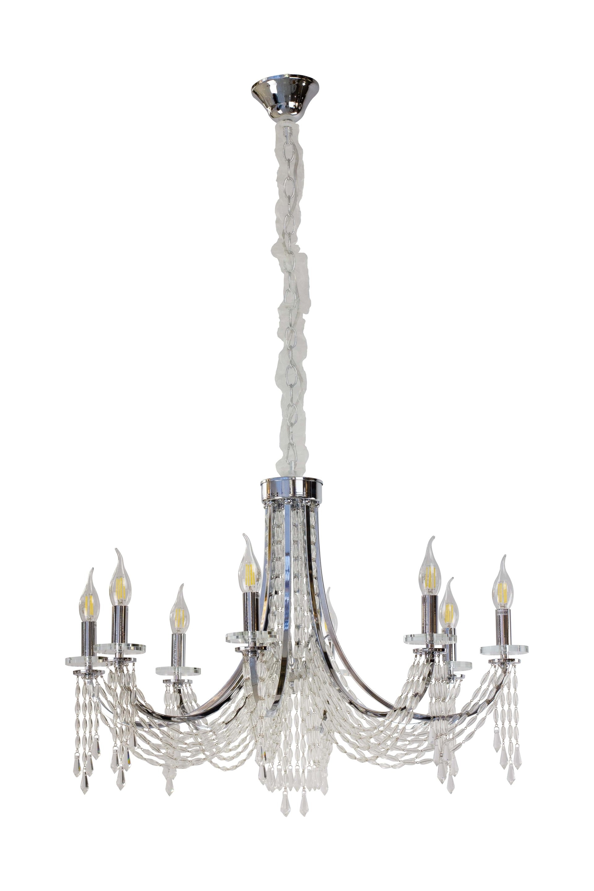 Подвесная люстра AM Group VIORE SP8 Chrome