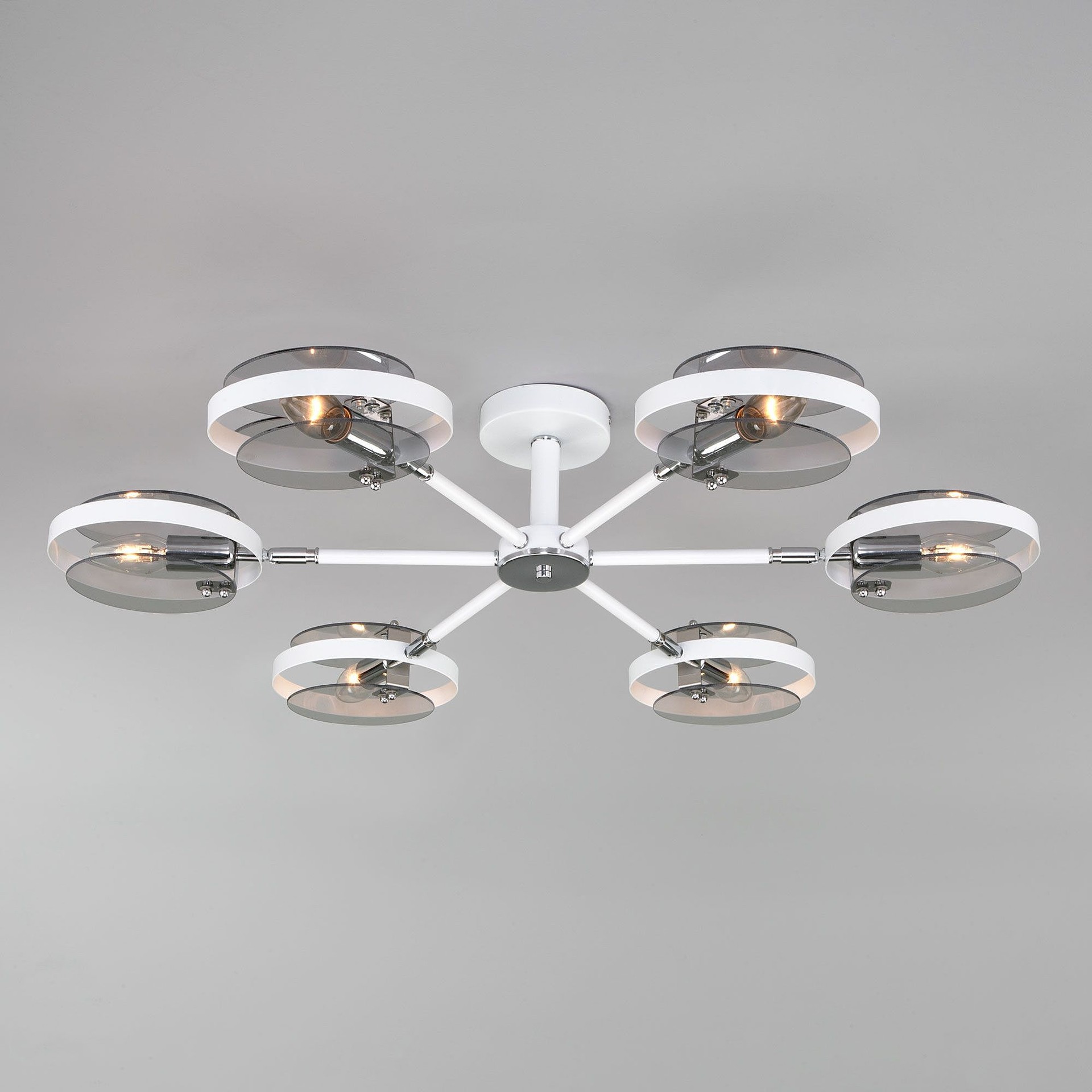 Потолочная люстра Eurosvet Gallo 70121/6 белый Smart