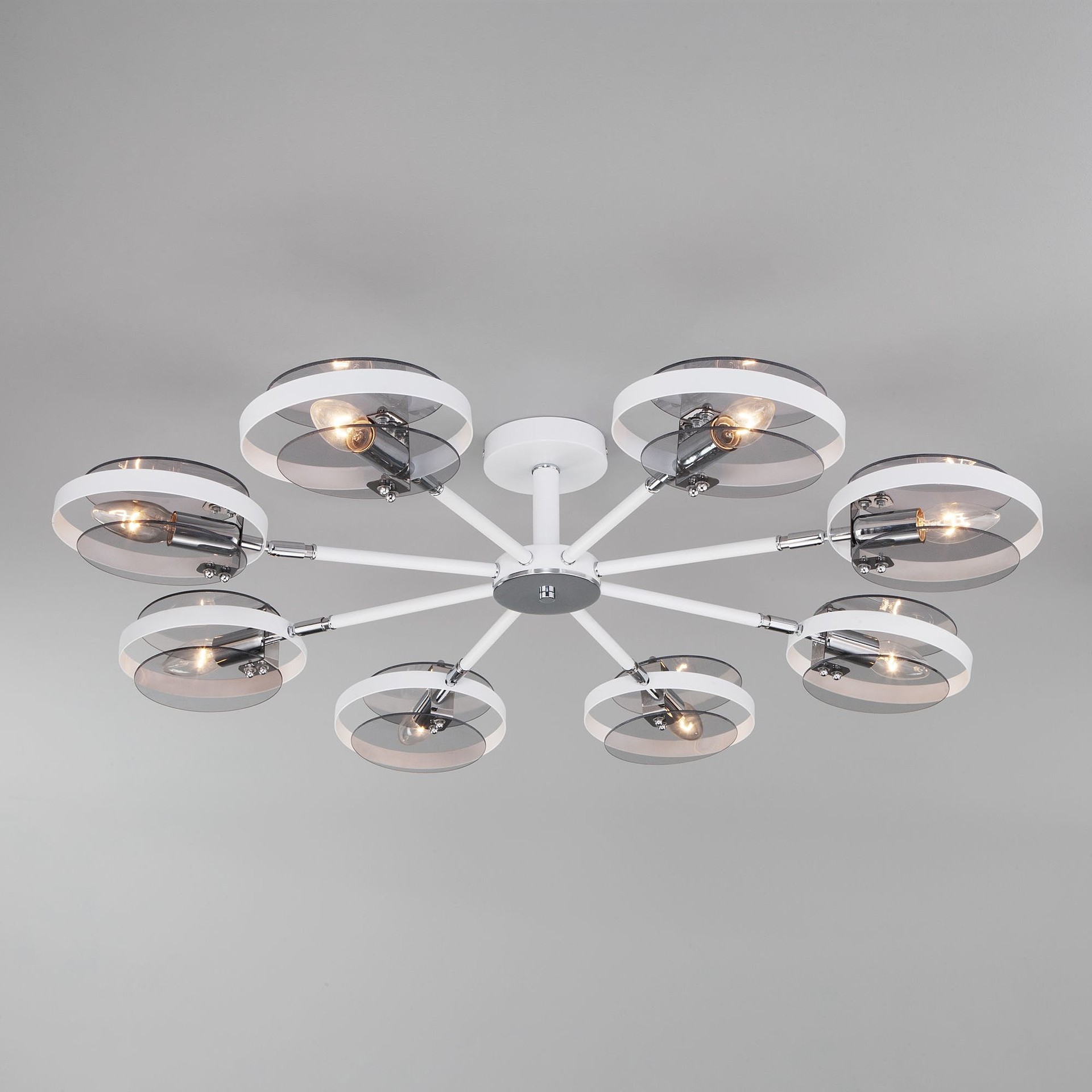 Потолочная люстра Eurosvet Gallo 70121/8 белый Smart