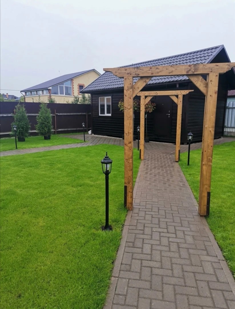 С озеленением