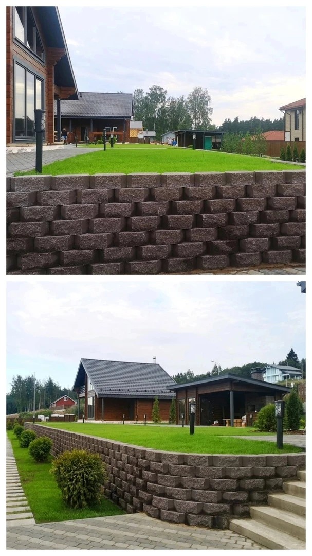 Сложные участки, подпорные стенки