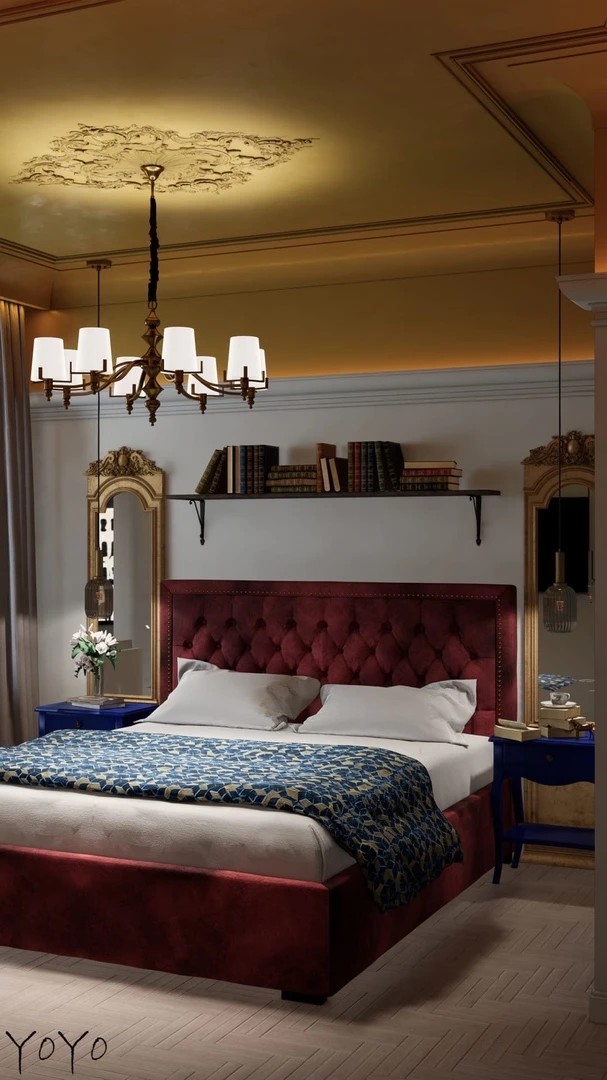 Спальня в проекте «Малоохтинский»