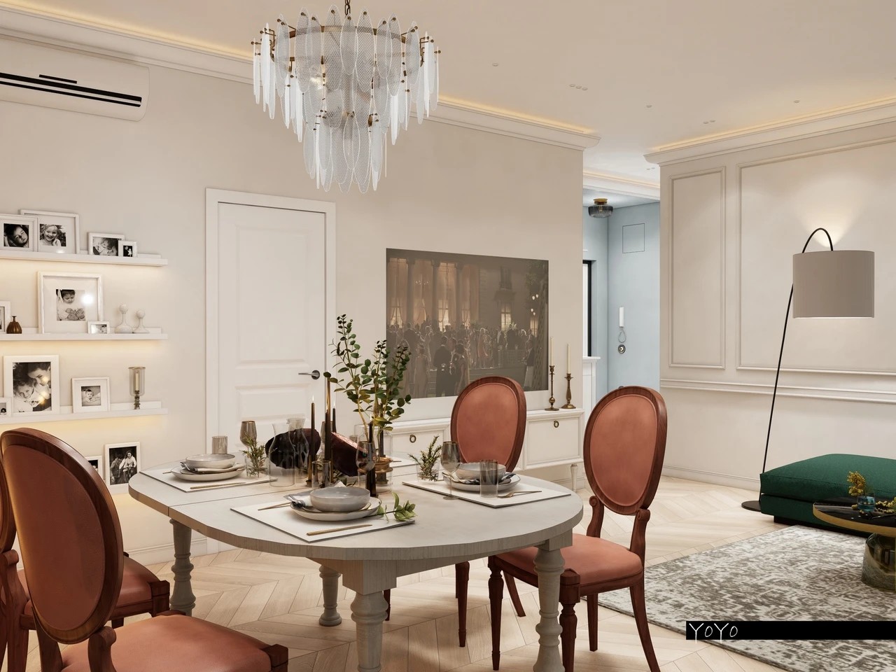 Спальня в проекте «Малоохтинский»