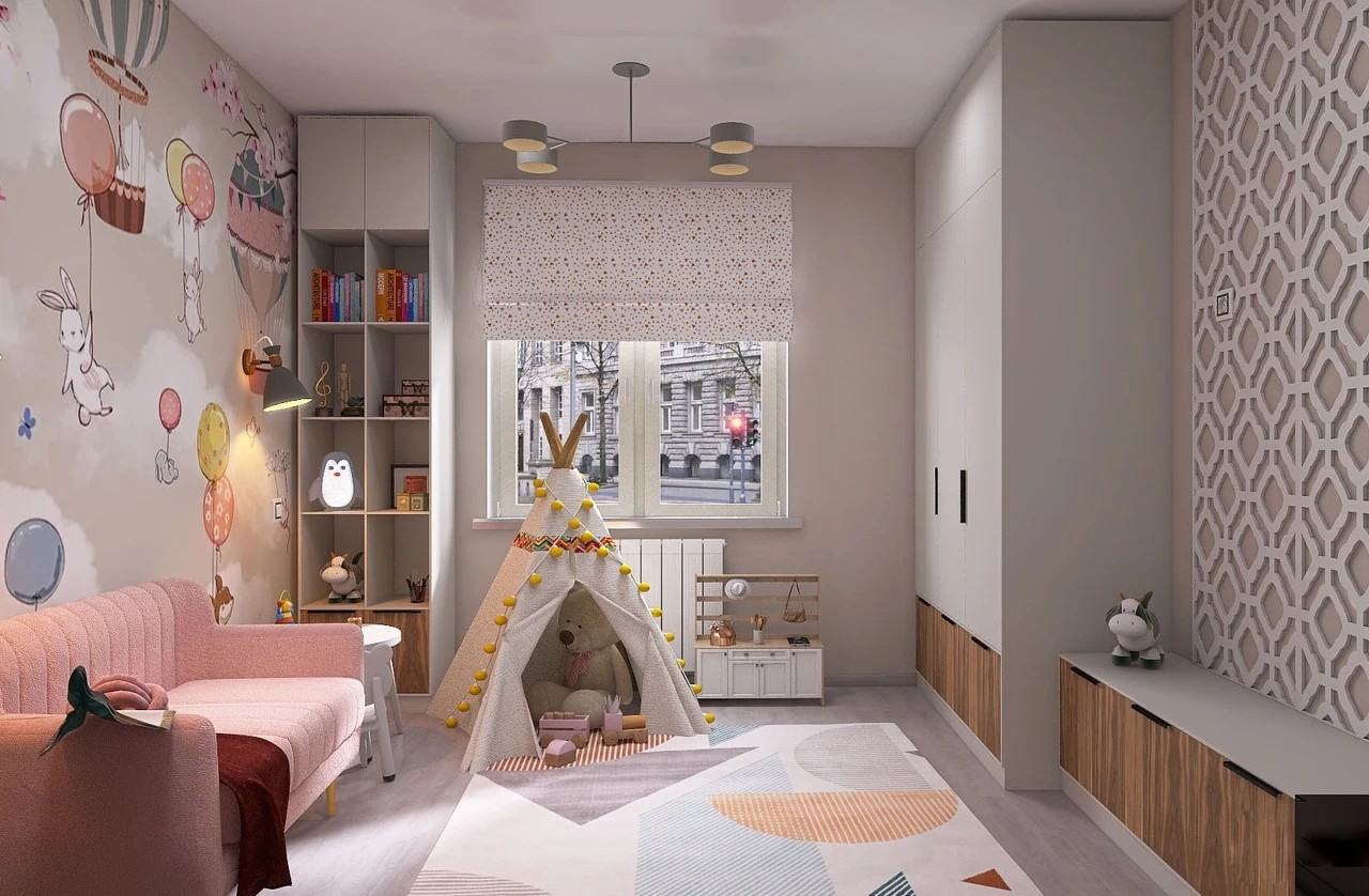 Детские комнаты для дошкольников. Совместные