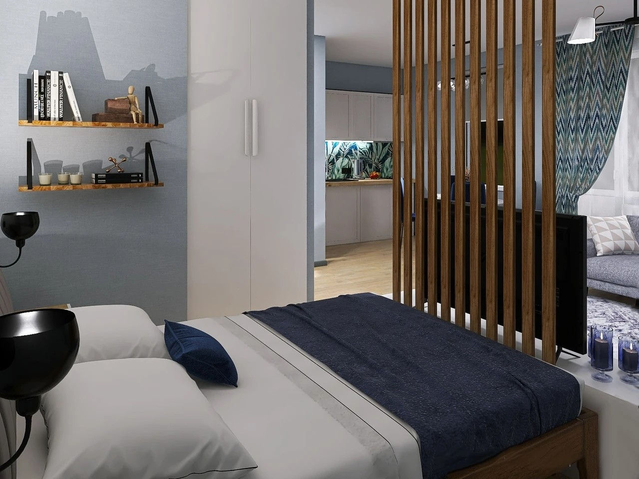 Студия из однушки в Карелии.