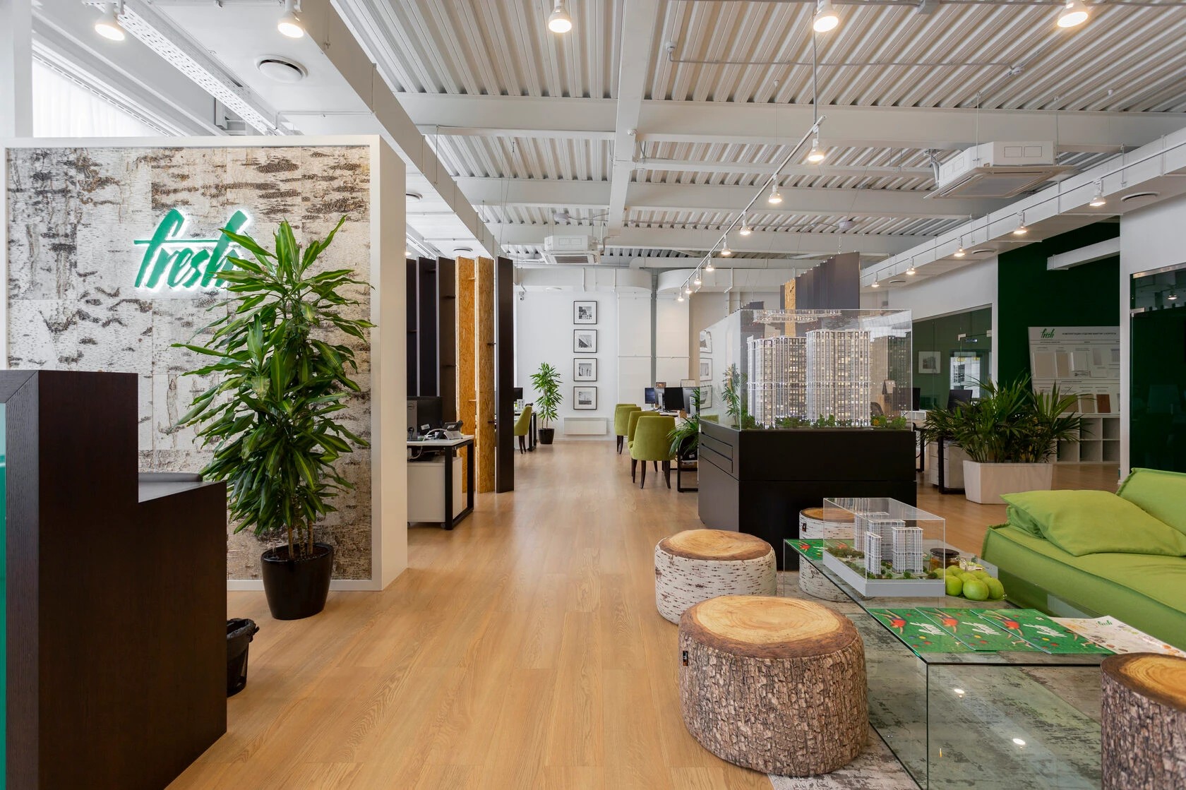 Свежий интерьер ЖК Fresh