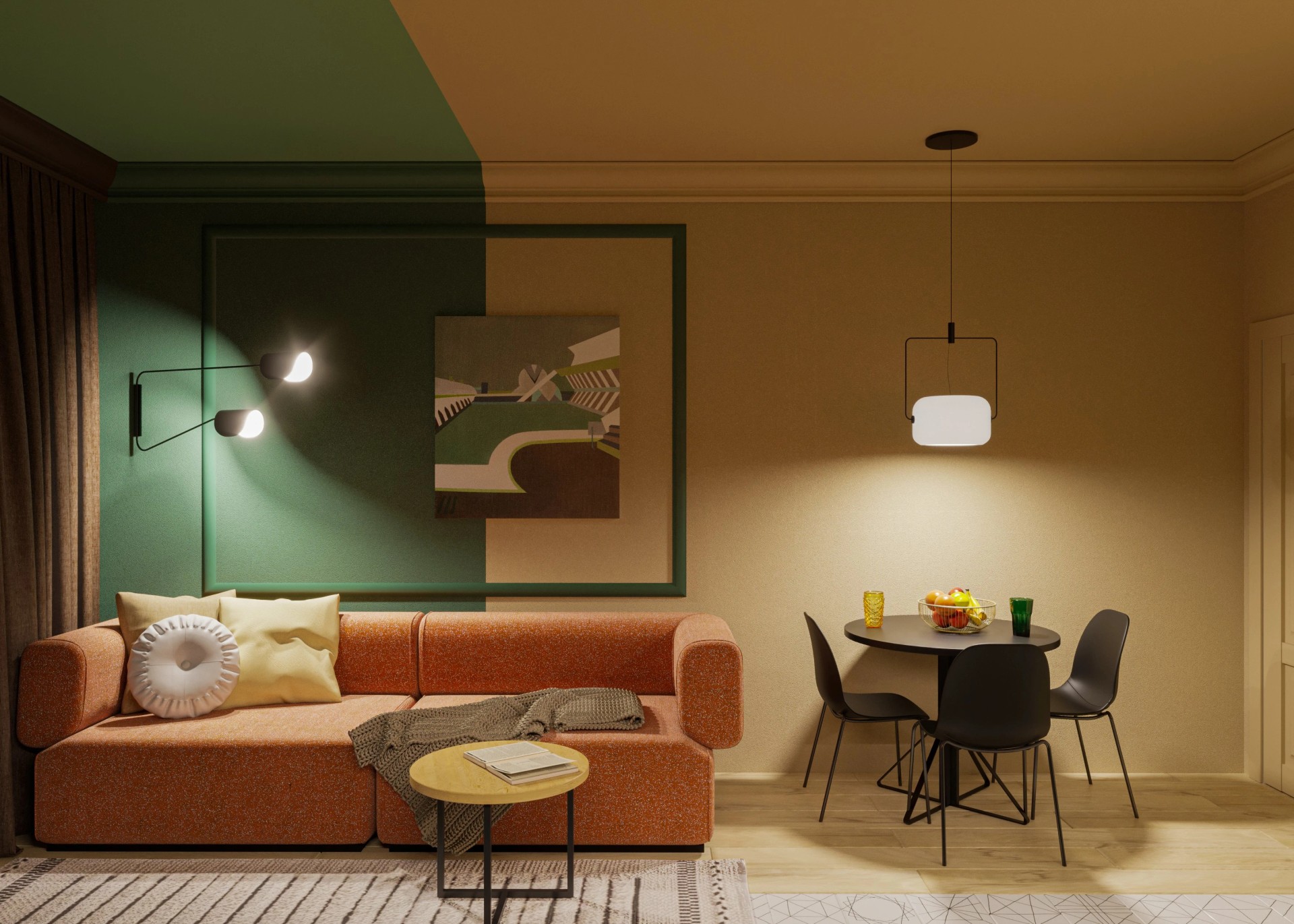 Квартира для молодой пары в ЖК life-Лесная в Санкт-Петербурге.