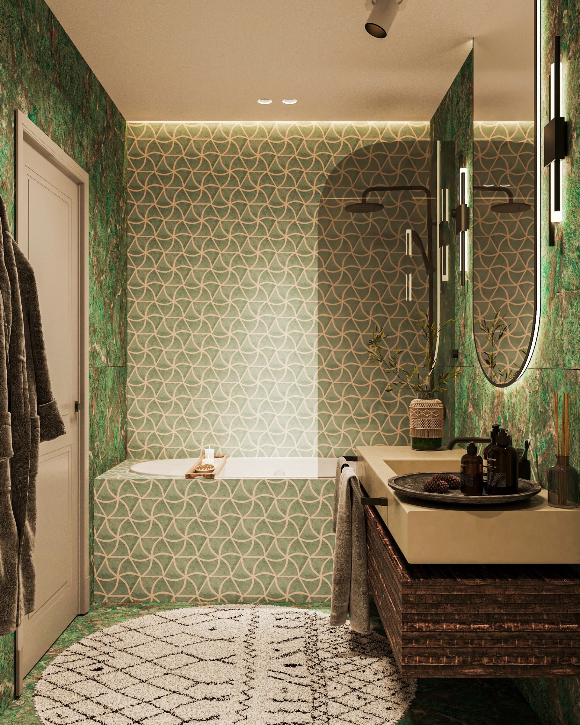 Квартира для молодой пары в ЖК life-Лесная в Санкт-Петербурге.