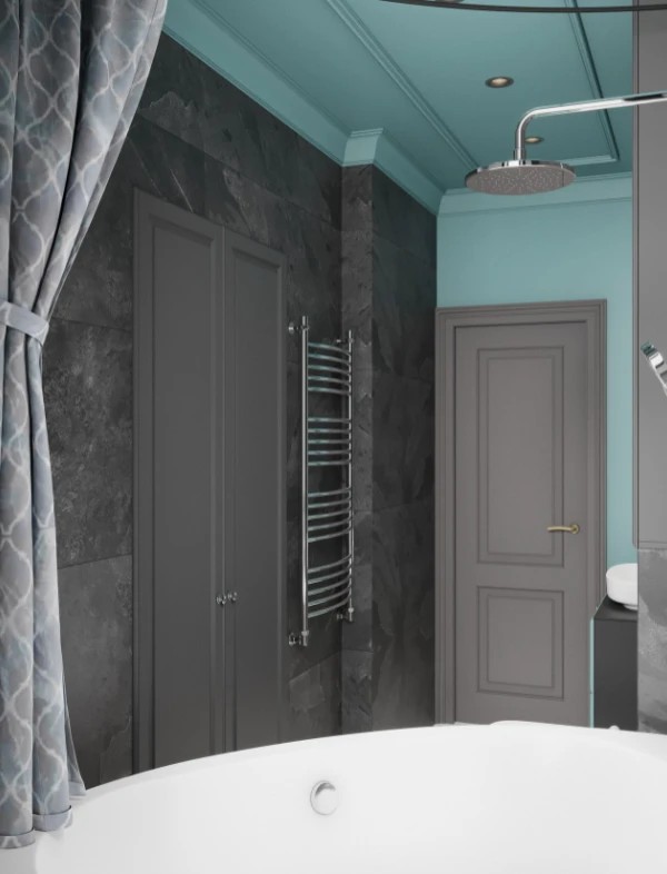 Квартира в темных тонах, Современная Классика, 70 м. кв.