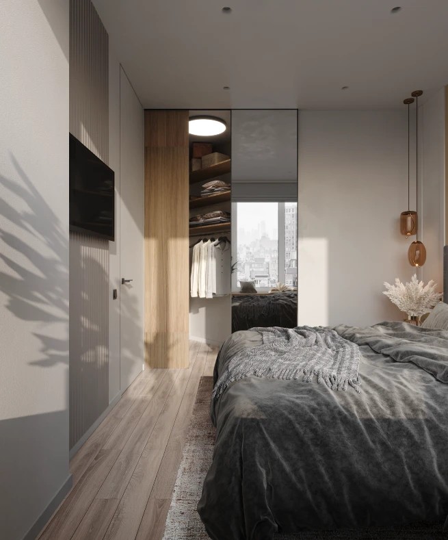 ЖК Виталити, г. Москва. Двухкомнатная квартира в современном стиле