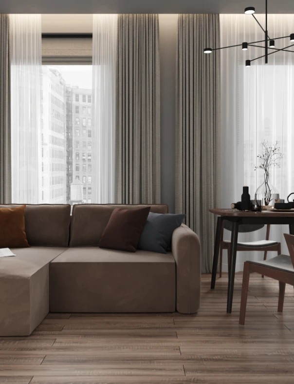 ЖК Виталити, г. Москва. Двухкомнатная квартира в современном стиле