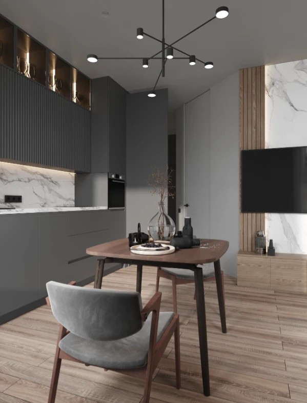 ЖК Виталити, г. Москва. Двухкомнатная квартира в современном стиле