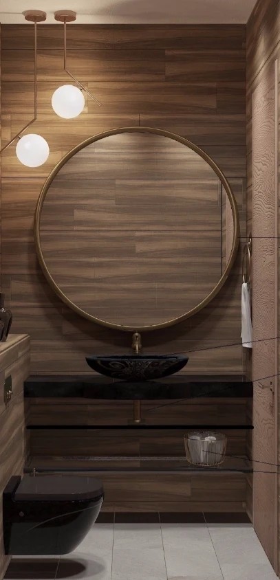 Шале на горе Можайская в 3 этажа. Стиль модерн + шале.