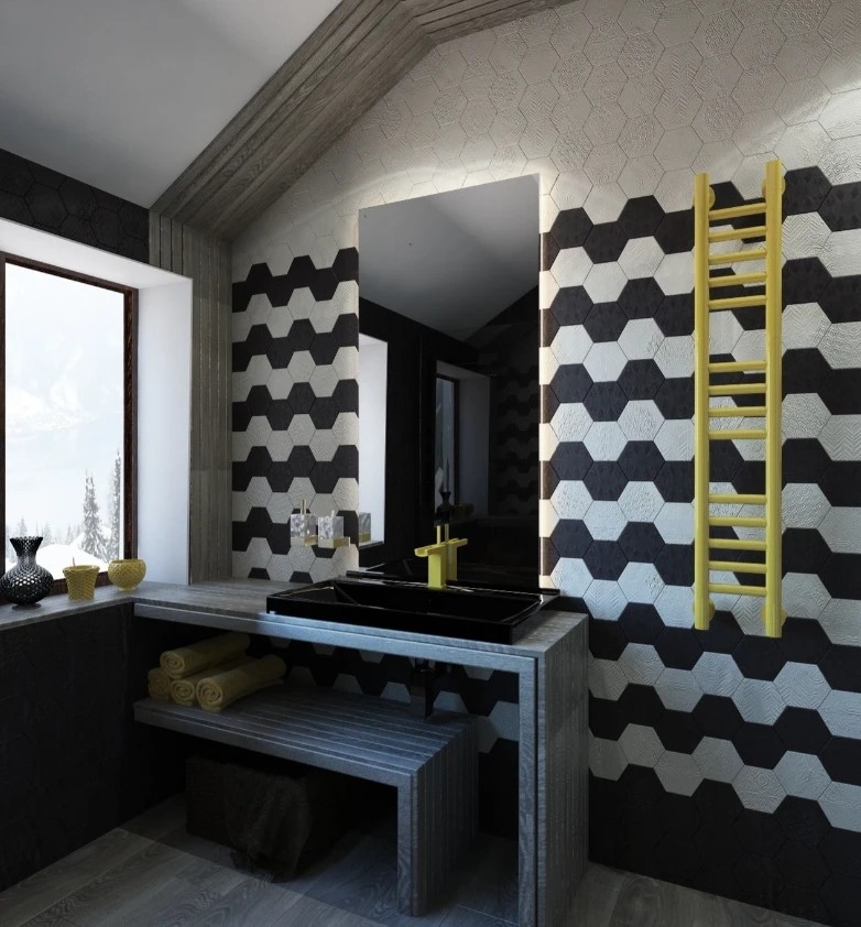 Шале на горе Можайская в 3 этажа. Стиль модерн + шале.