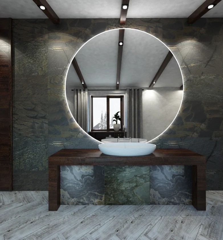 Шале на горе Можайская в 3 этажа. Стиль модерн + шале.