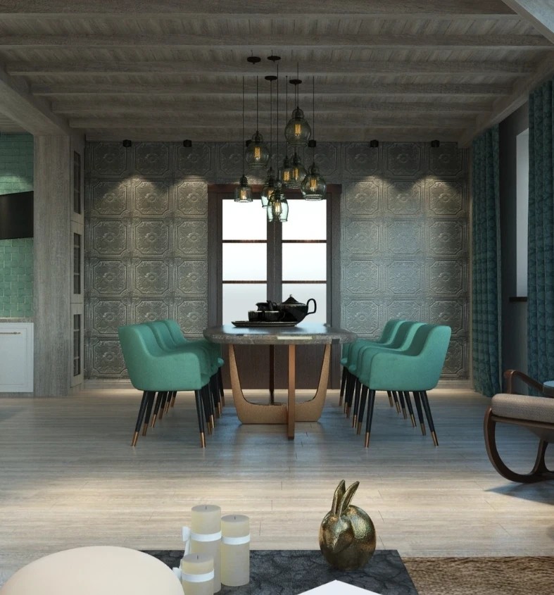 Шале на горе Можайская в 3 этажа. Стиль модерн + шале.