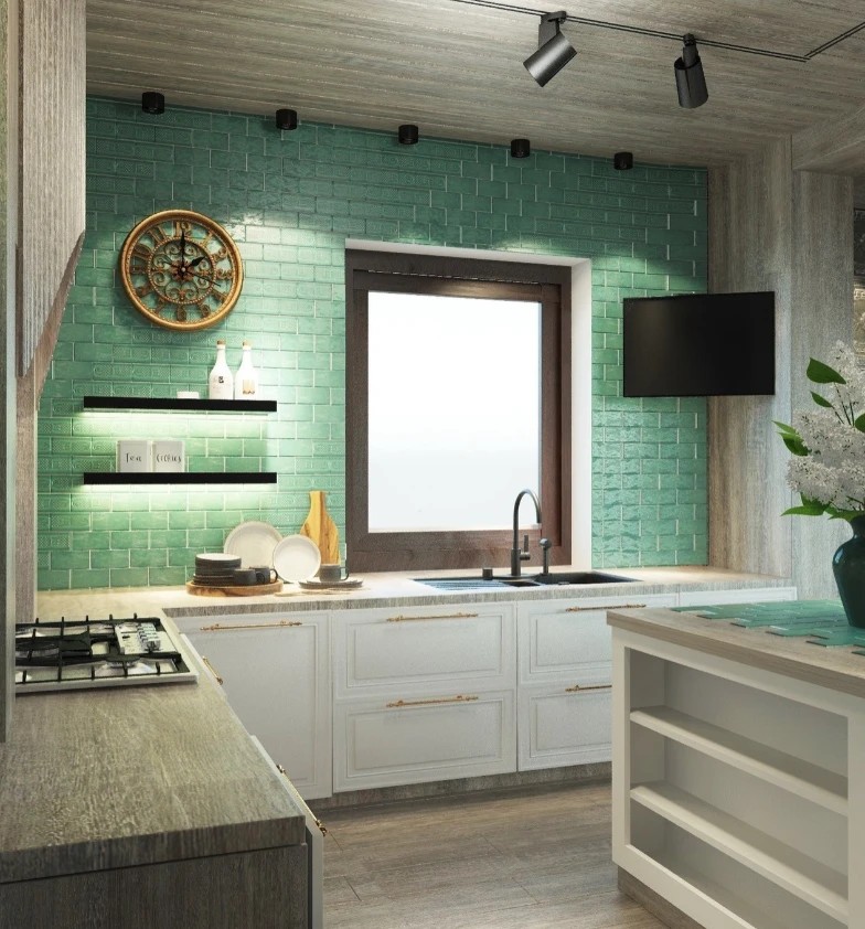 Шале на горе Можайская в 3 этажа. Стиль модерн + шале.