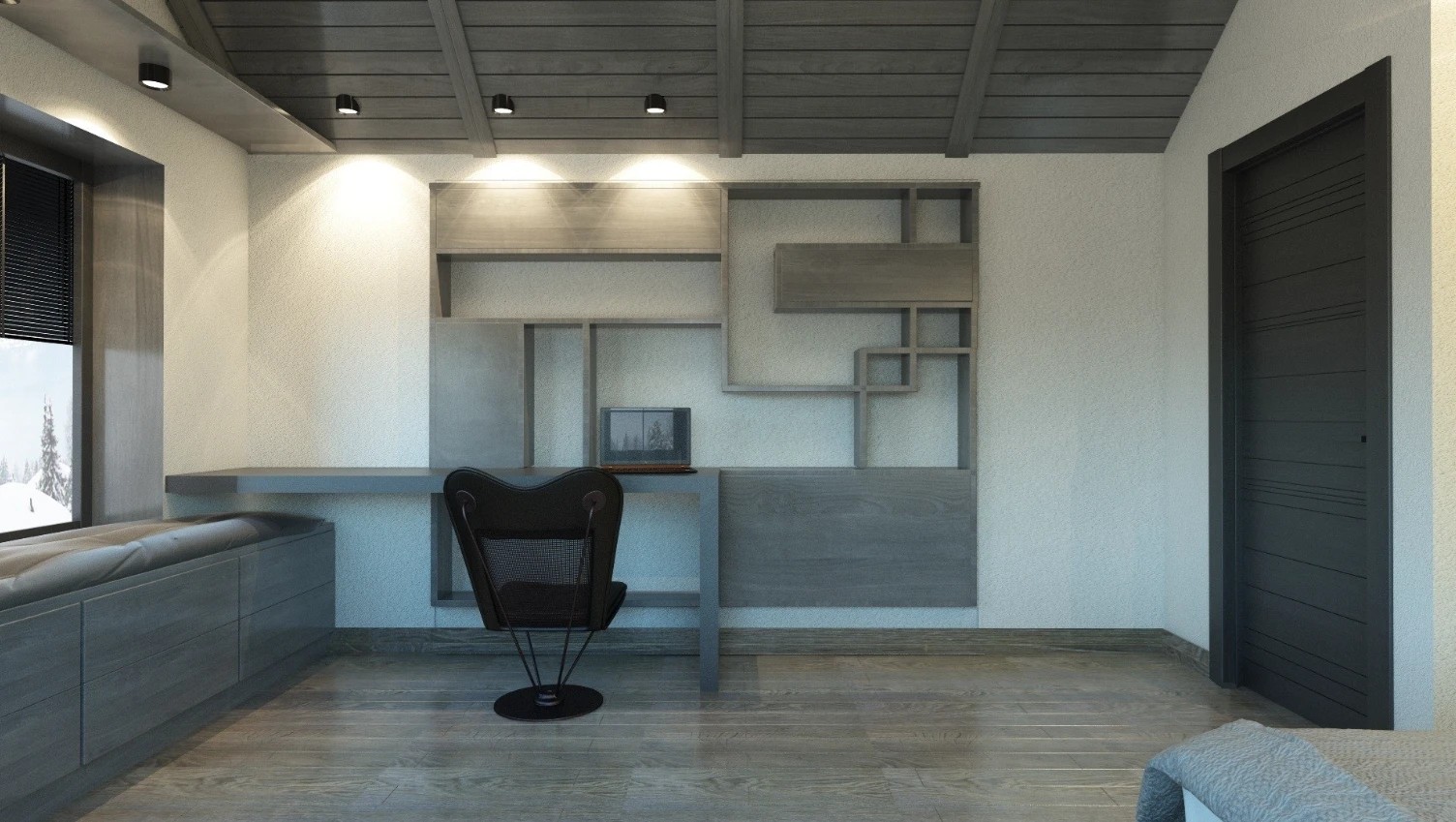 Шале на горе Можайская в 3 этажа. Стиль модерн + шале.