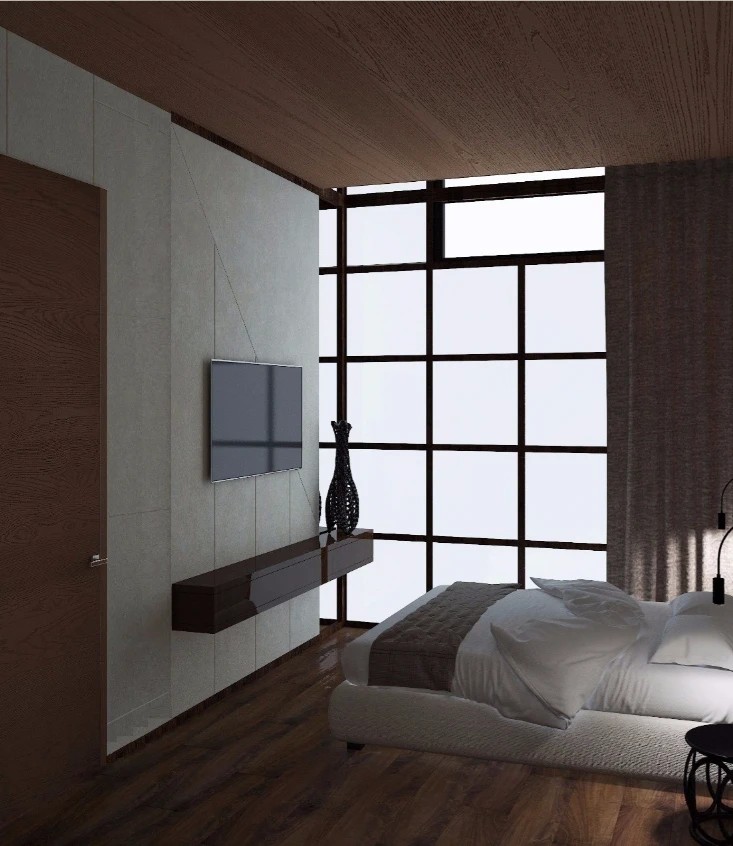 Шале на горе Можайская в 3 этажа. Стиль модерн + шале.