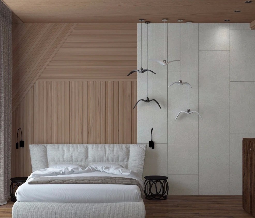 Шале на горе Можайская в 3 этажа. Стиль модерн + шале.