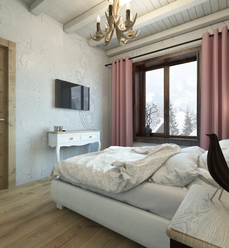 Шале на горе Можайская в 3 этажа. Стиль модерн + шале.