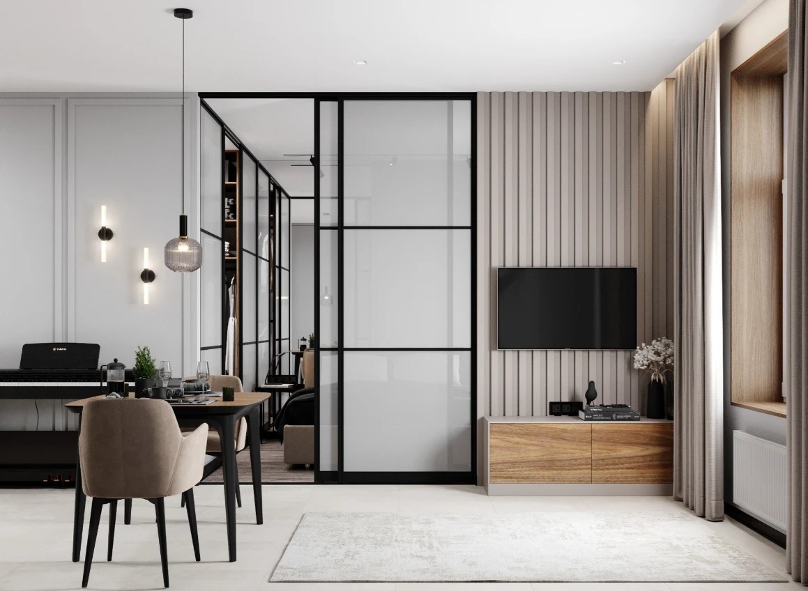 Однокомнатная квартира-студия в Москве 42 м. кв.