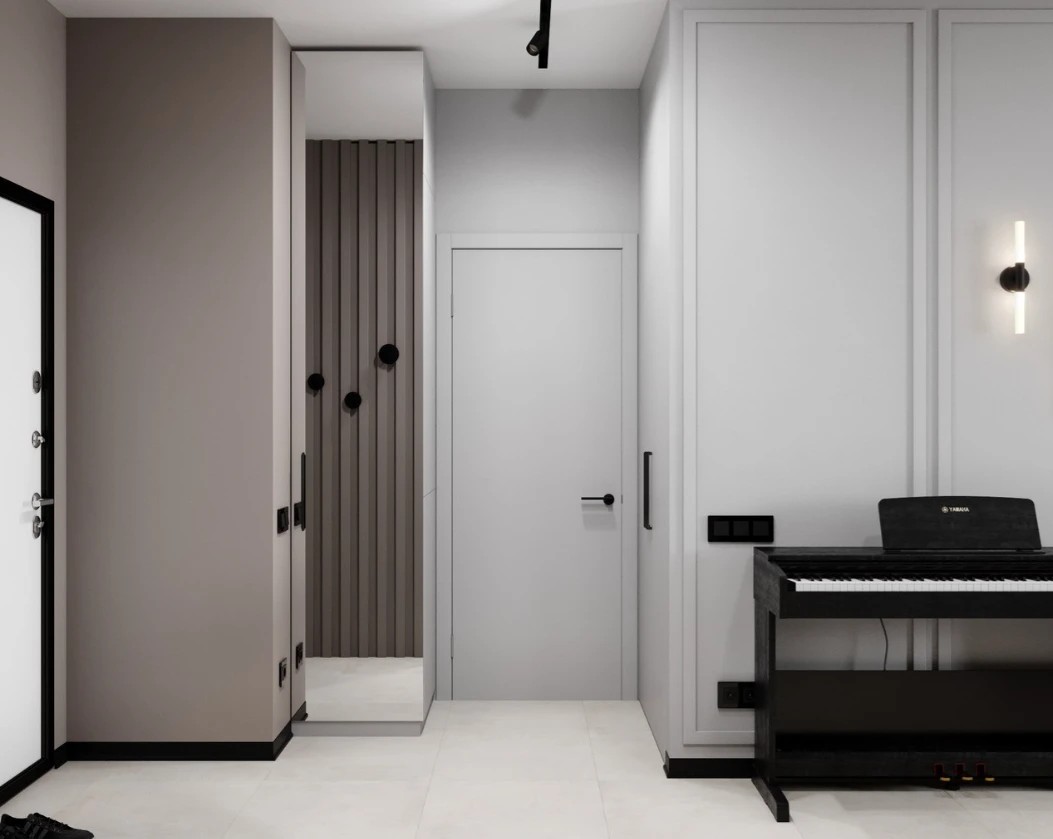 Однокомнатная квартира-студия в Москве 42 м. кв.