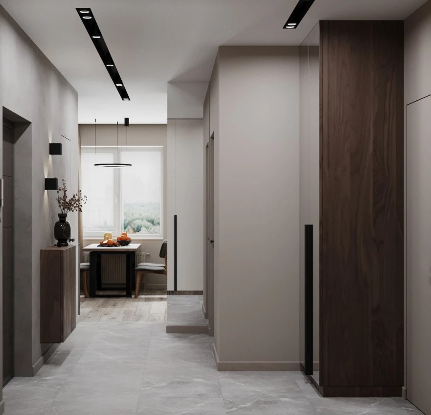 Квартира 60 м. кв. Современный стиль.