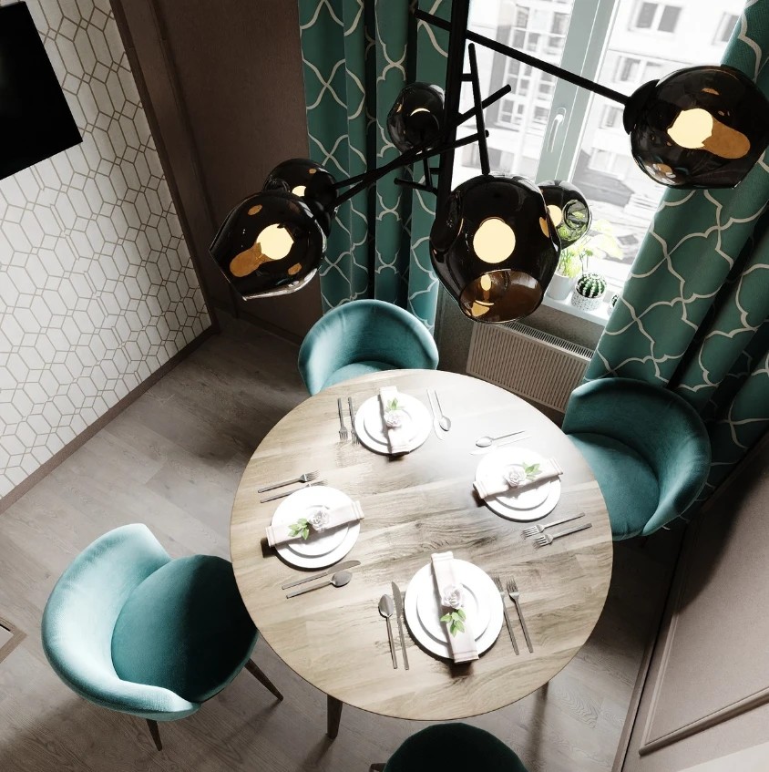 Трехкомнатная квартира. Славянка. Очень современная классика.