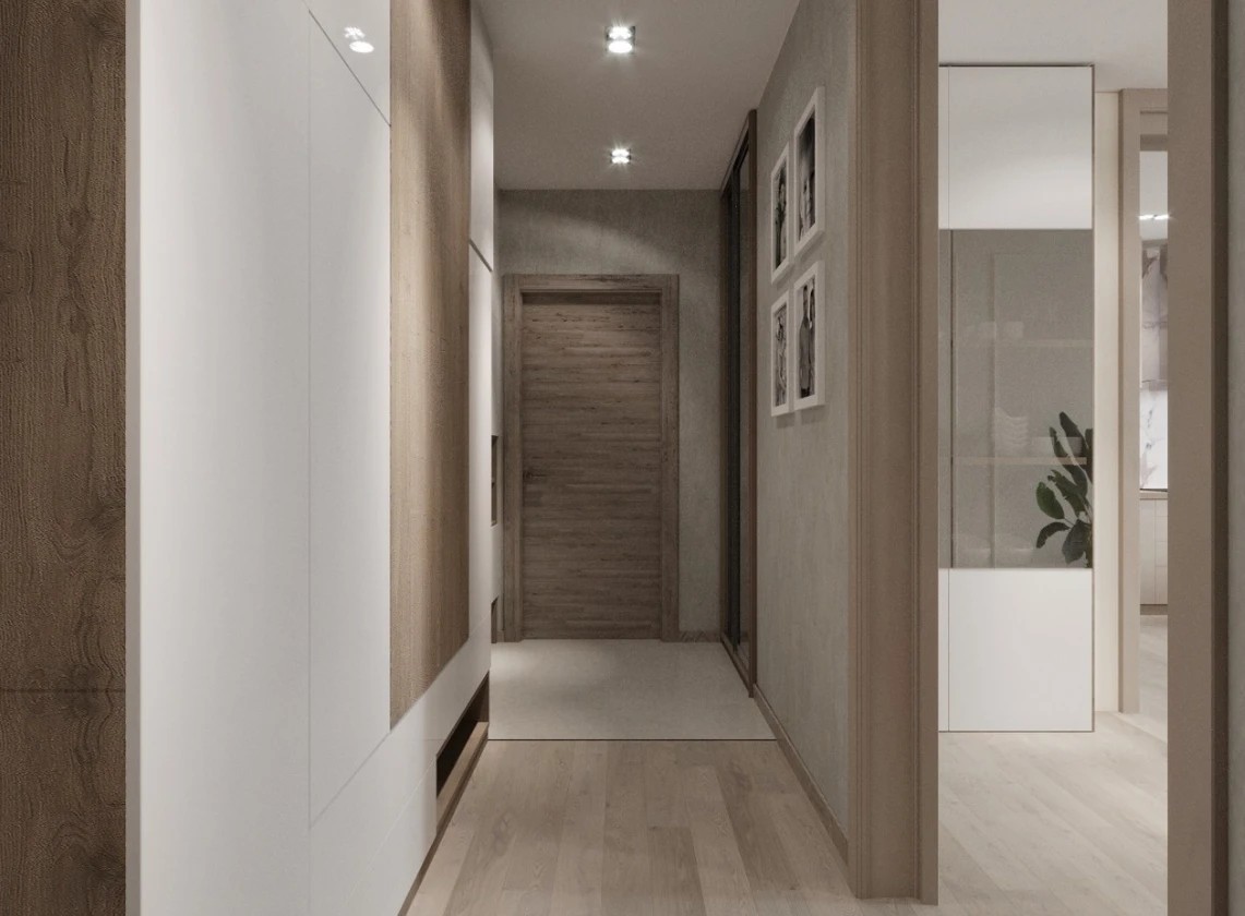 Трехкомнатная квартира. Славянка. Очень современная классика.