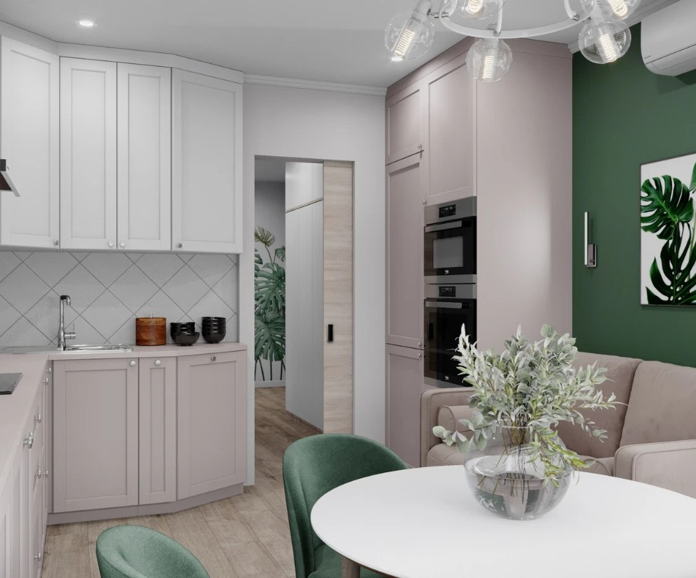 Двухкомнатная квартира 60 м.кв, Москва