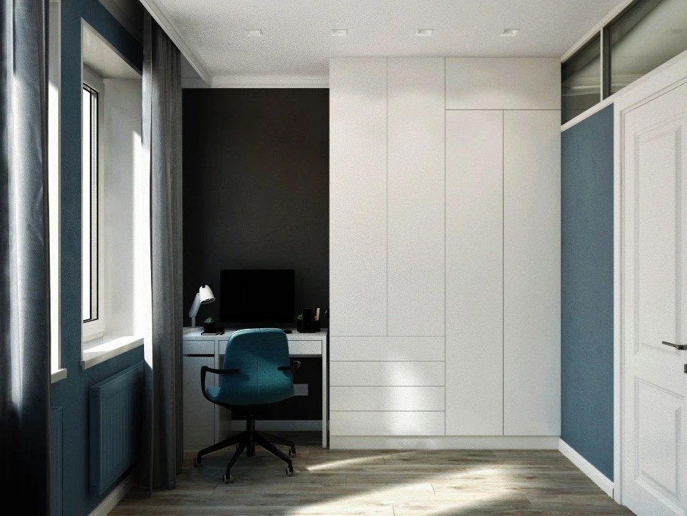 Трехкомнатная квартира в скандинавском стиле.