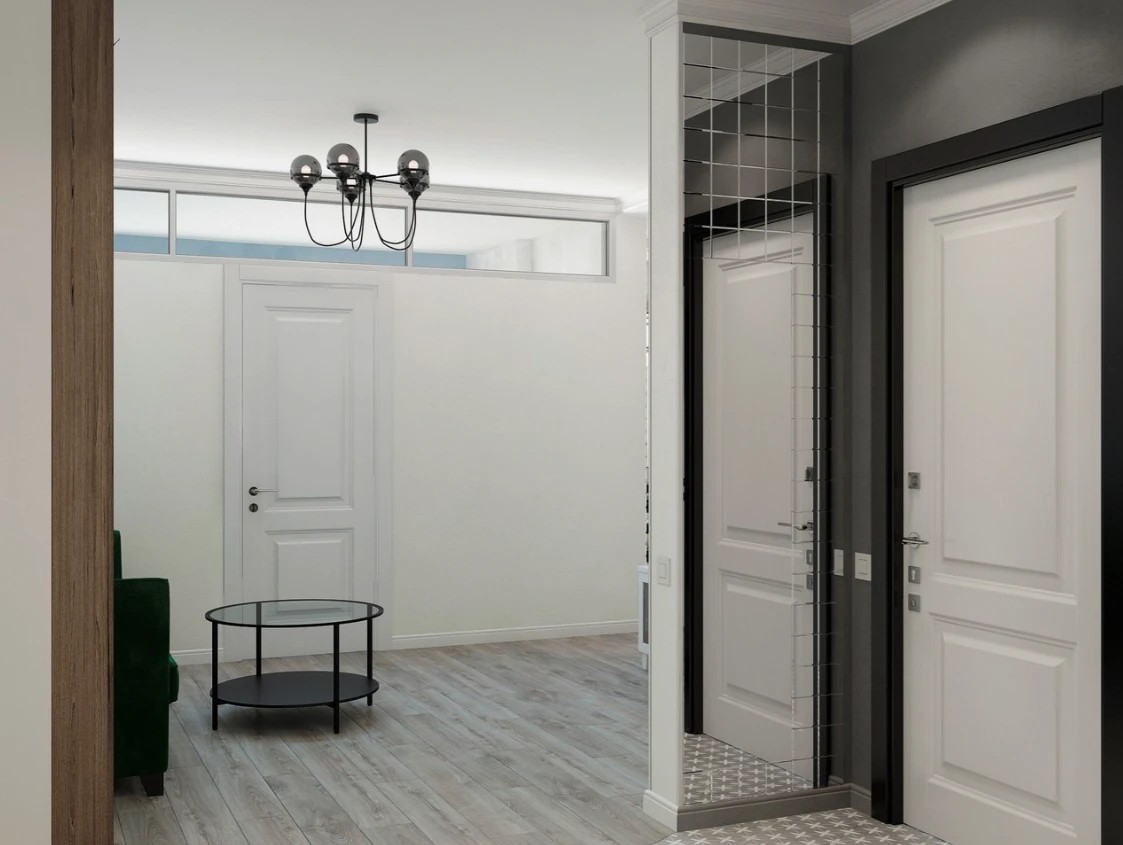 Трехкомнатная квартира в скандинавском стиле.