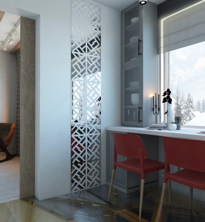 3х комнатная квартира для двух человек. Скандинавский стиль.