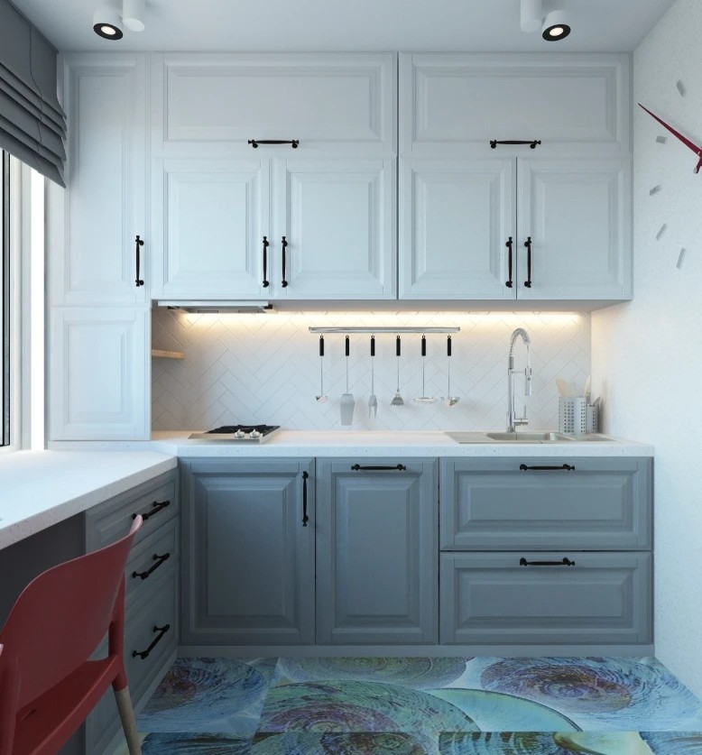 3х комнатная квартира для двух человек. Скандинавский стиль.