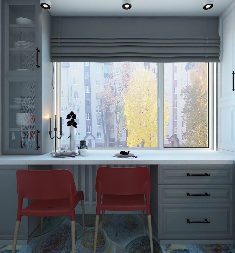 3х комнатная квартира для двух человек. Скандинавский стиль.