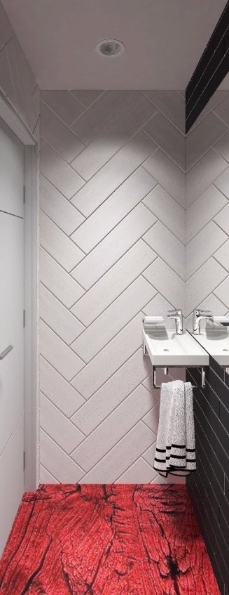 3х комнатная квартира для двух человек. Скандинавский стиль.