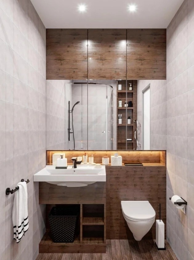 Однокомнатная квартира для студентки. Скандинавский стиль.