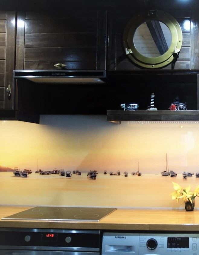 Баня-гостевой домик в морском стиле 56 м.кв