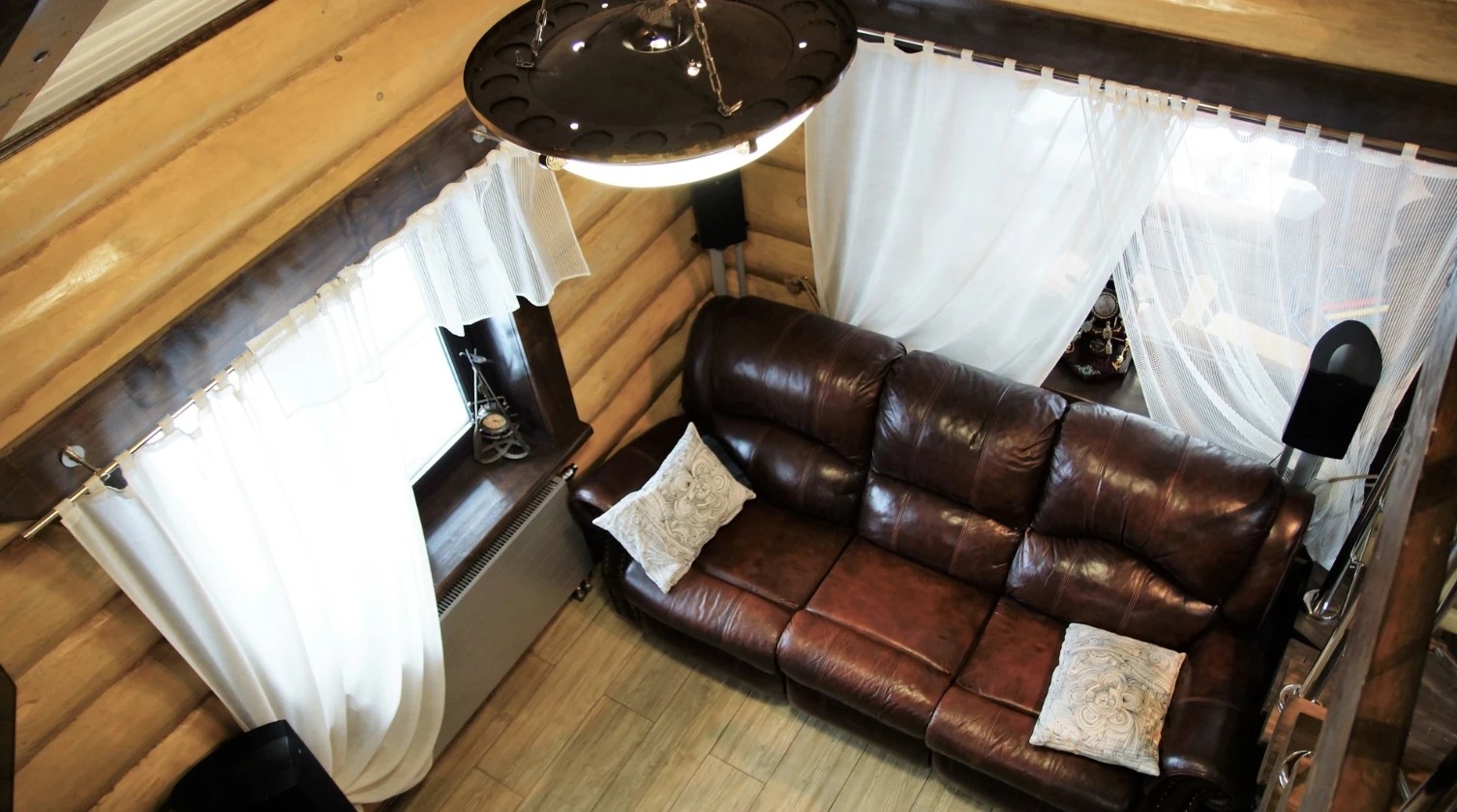 Баня-гостевой домик в морском стиле 56 м.кв