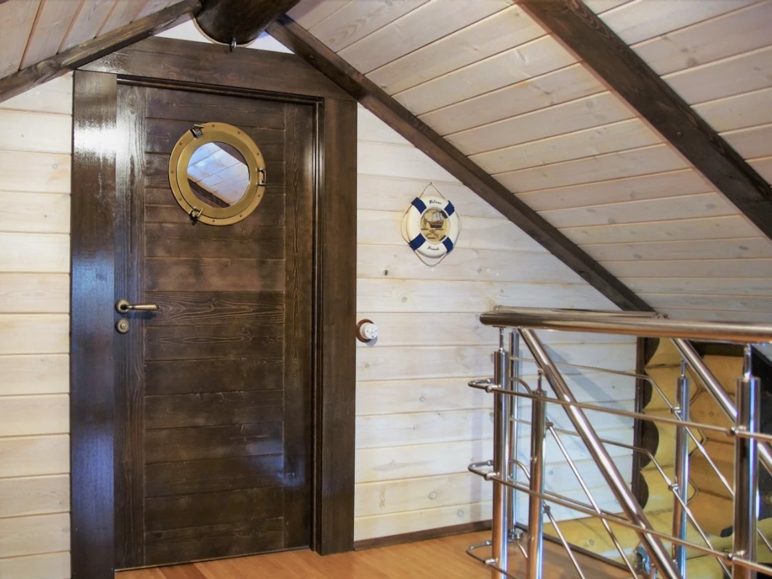 Баня-гостевой домик в морском стиле 56 м.кв